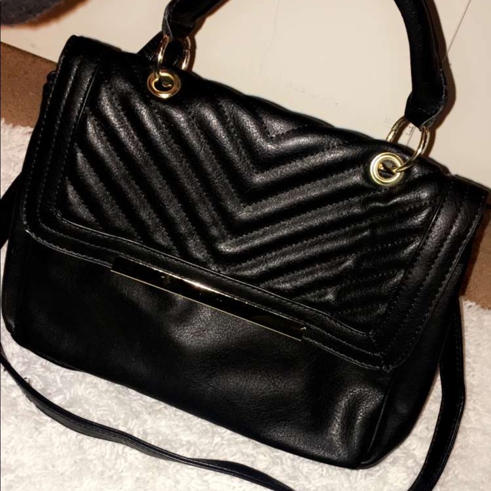 Black handbag